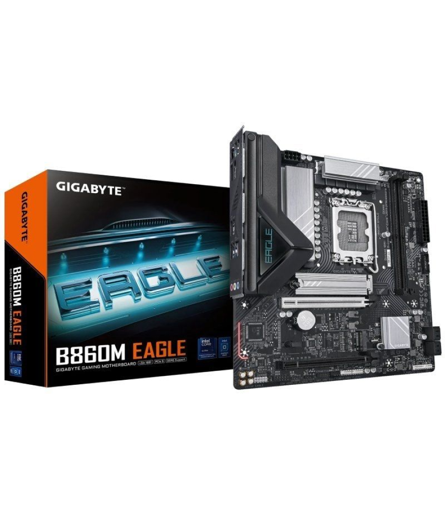 Placa base gigabyte b860m eagle socket 1851/ micro atx