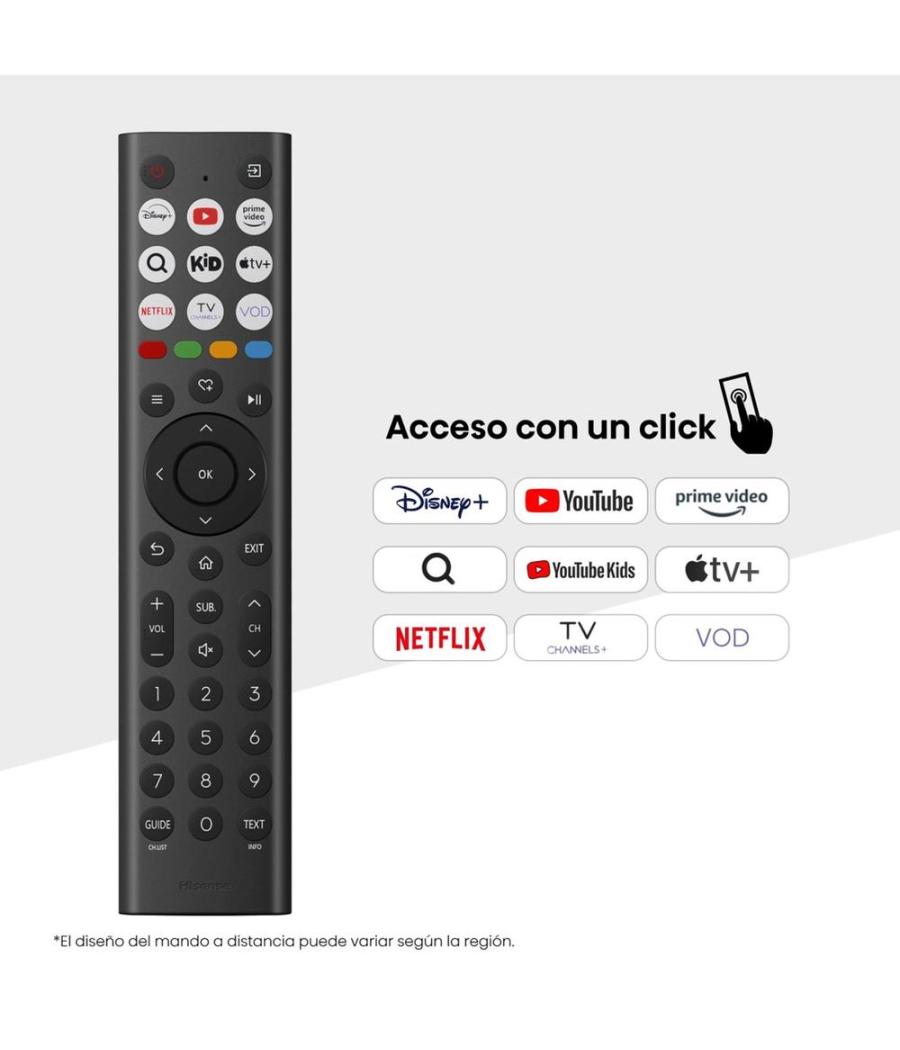 Tv hisense 32 pulgadas led hd ready - 32a4q - smart tv