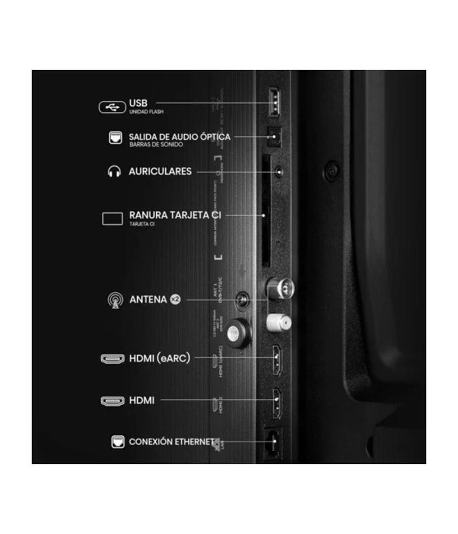 Tv hisense 32 pulgadas led hd ready - 32a4q - smart tv