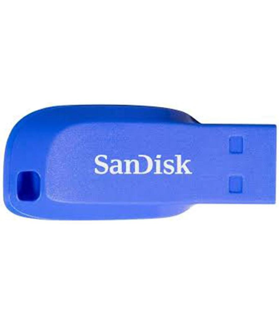 Memoria usb 2.0 sandisk 16gb cruzer blade azul