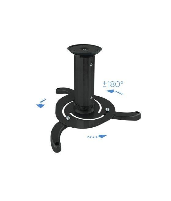 TooQ SOPORTE UNIVERSAL DE TECHO GIRATORIO 360º PARA PROYECTOR NEGRO - Imagen 5