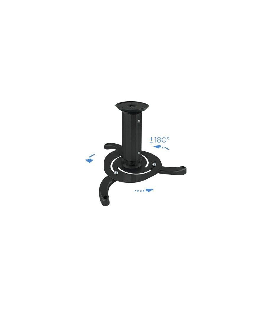 TooQ SOPORTE UNIVERSAL DE TECHO GIRATORIO 360º PARA PROYECTOR NEGRO - Imagen 5