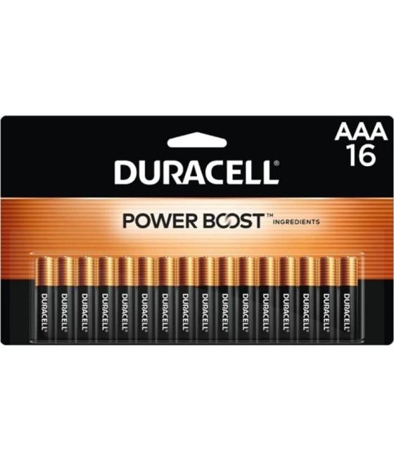 Pack de 16 pilas aaa duracell plus power boost dpblr3b16/ 1.5v/ alcalinas