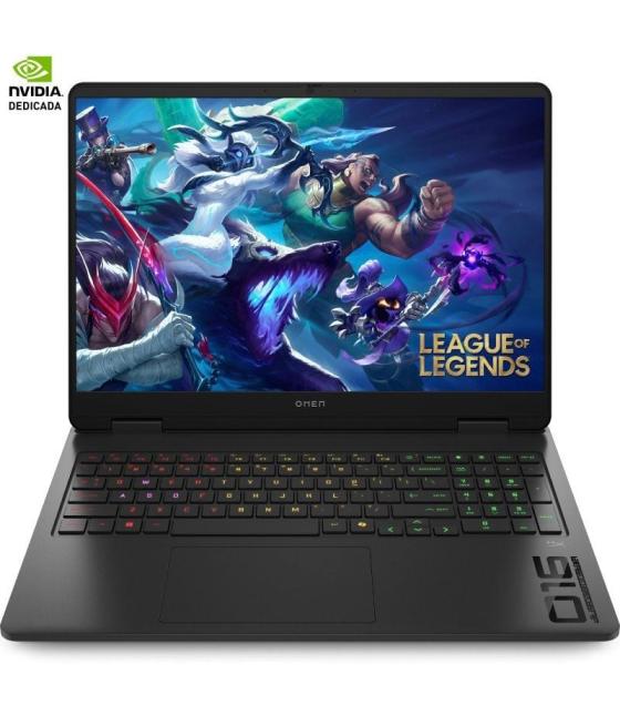 Portátil gaming hp omen 16-am0036ns intel core ultra 7-255h/ 32gb/ 1tb ssd/ geforce rtx 5060/ 16'/ sin sistema operativo