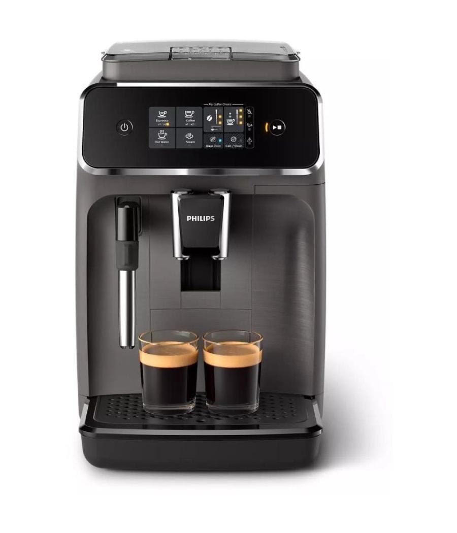 Cafetera expreso philips series 2200 ep2224/10/ 1500w/ 15 bares