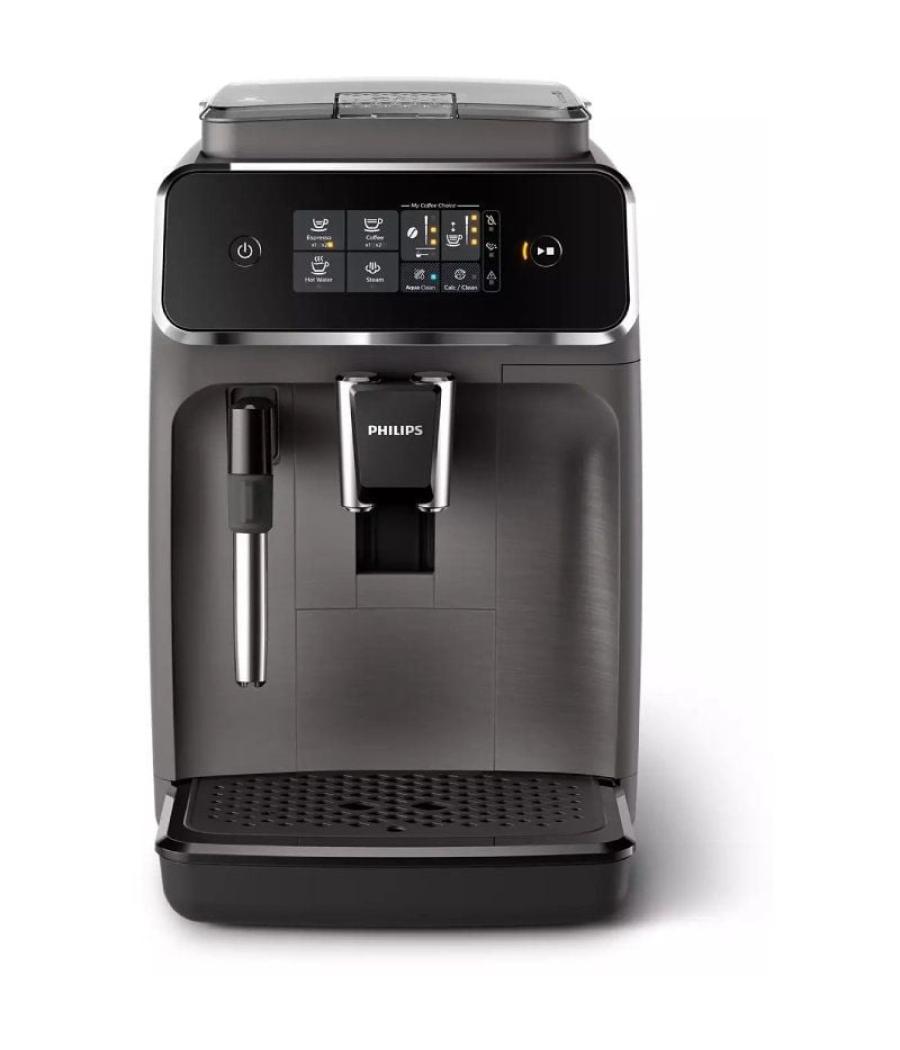 Cafetera expreso philips series 2200 ep2224/10/ 1500w/ 15 bares