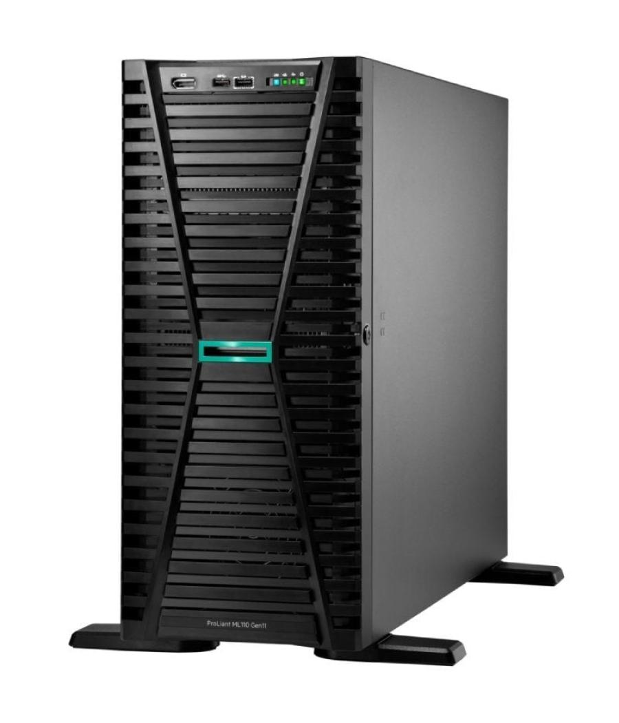 Servidor hpe proliant ml110 gen11 intel xeon silver 4510/ 64gb ram/ 2x 480gb sata