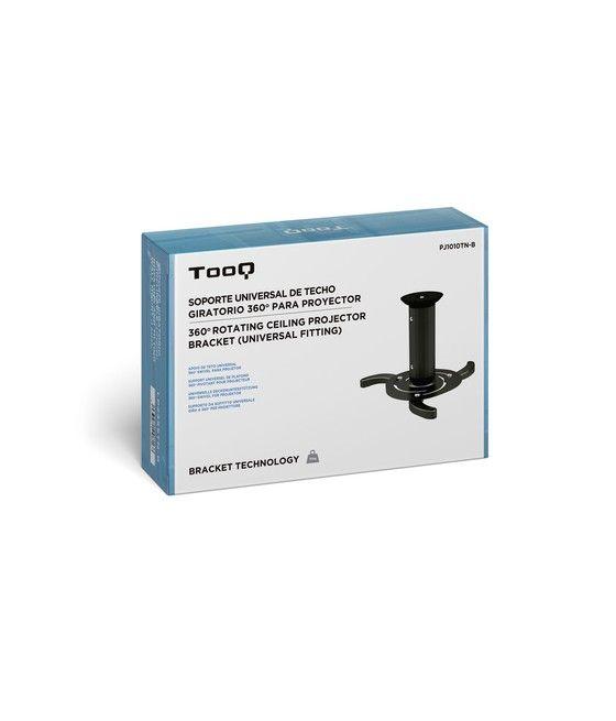 TooQ SOPORTE UNIVERSAL DE TECHO GIRATORIO 360º PARA PROYECTOR NEGRO - Imagen 6