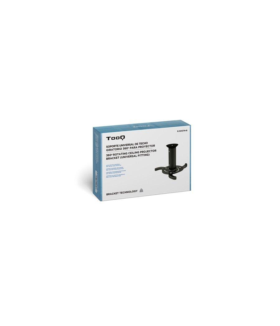 TooQ SOPORTE UNIVERSAL DE TECHO GIRATORIO 360º PARA PROYECTOR NEGRO - Imagen 6