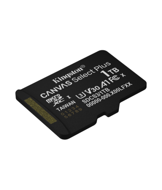 Kingston technology 1tb microsdxc canvas select plus gen3 150mb/s a1 (incluye adaptador de sd)