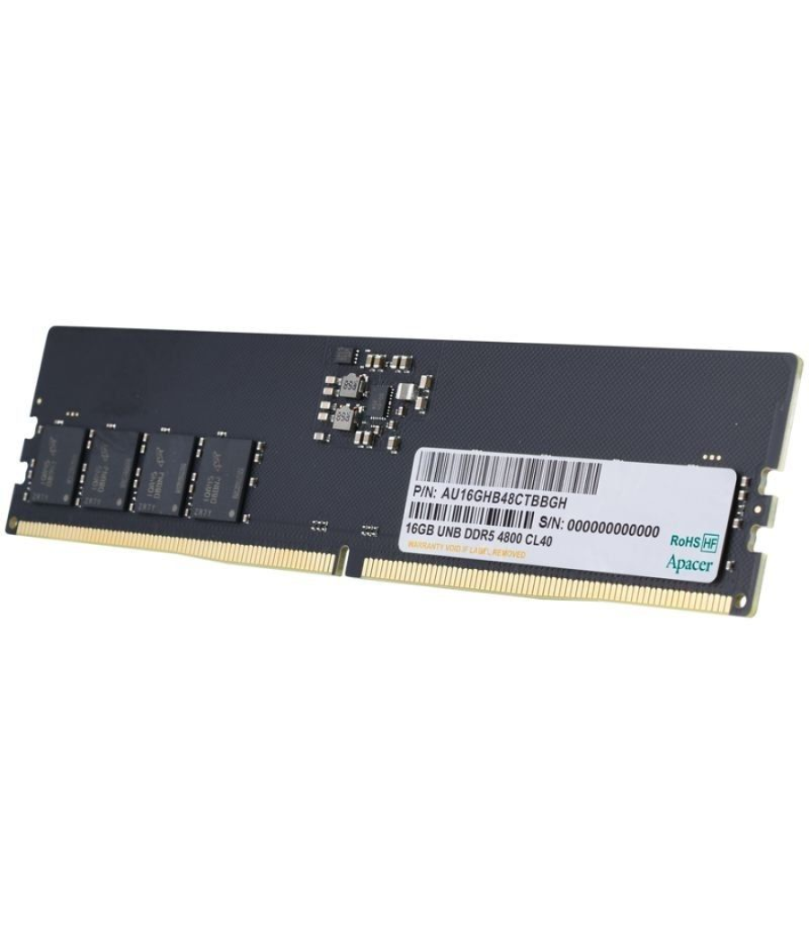 Memoria ram apacer fl.32g2c.pkh 32gb/ ddr5/ 5600mhz/ 1.1v/ cl40/ dimm