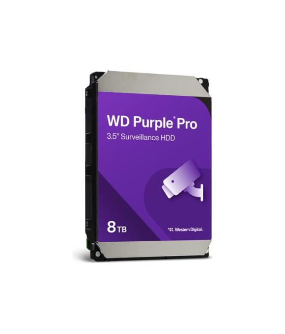 Disco duro interno hdd wd western digital purple pro wd8002purp 8tb 3.5 pulgadas sata 6gb - s 7200rpm 256mb
