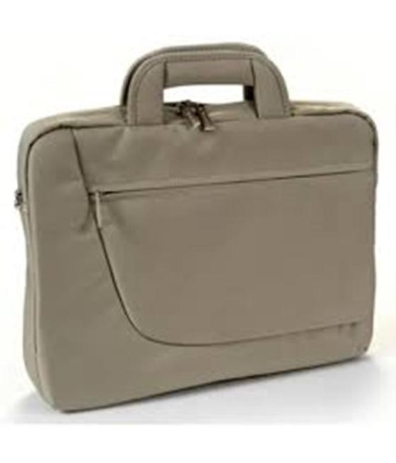 Maletin unykach nylon fashion lady para portatil 15.4 pulgadas crema