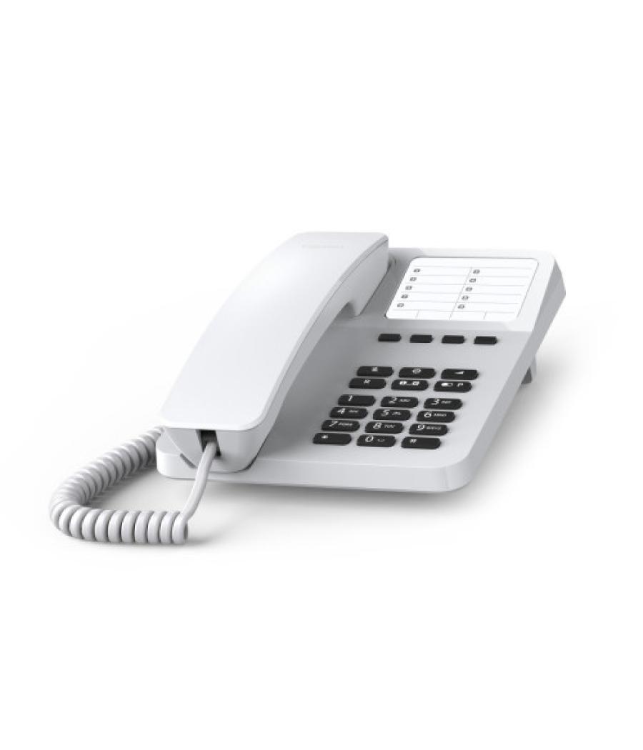 Gigaset desk 400 teléfono analógico blanco
