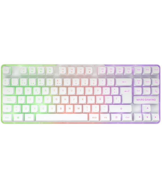 Pack gaming mars gaming mcpwtkl/ teclado inalámbrico + ratón inalámbrico + alfombrilla