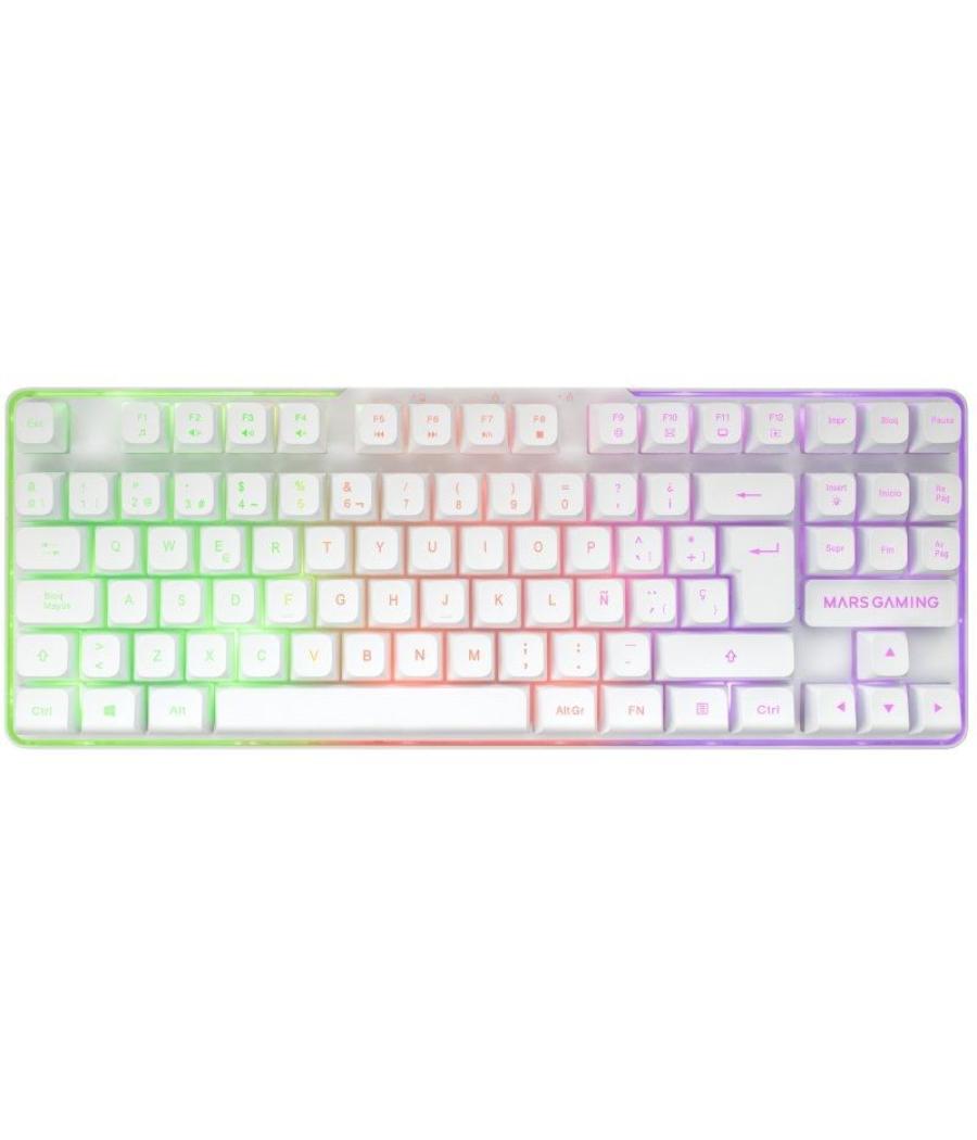 Pack gaming mars gaming mcpwtkl/ teclado inalámbrico + ratón inalámbrico + alfombrilla