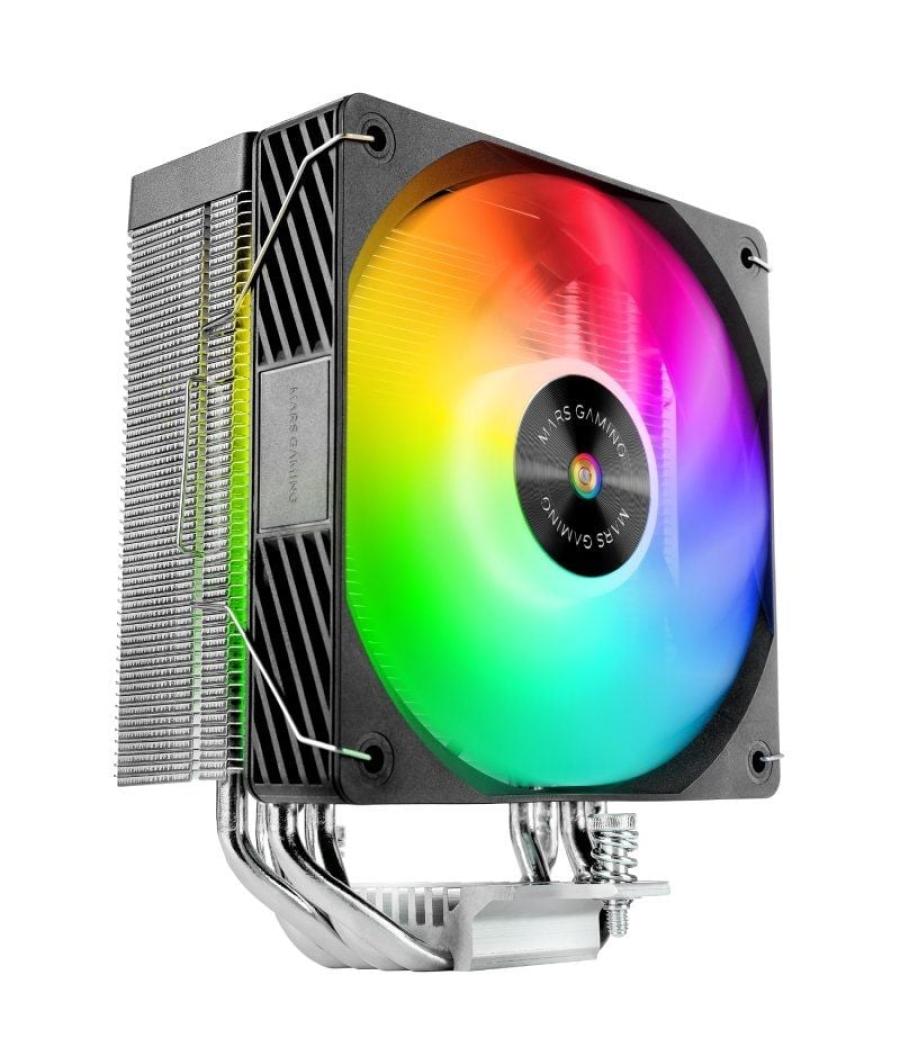 Ventilador con disipador mars gaming mcpu-x4argb/ 12cm