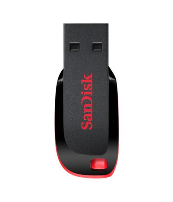 Memoria usb 2.0 sandisk 16gb cruzer blade rojo