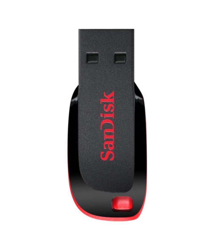 Memoria usb 2.0 sandisk 16gb cruzer blade rojo