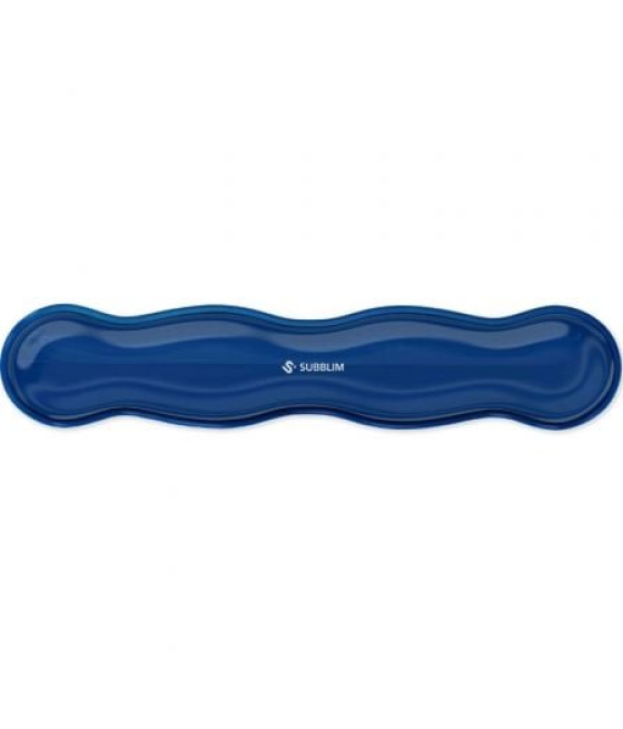 Alfombrilla teclado crystal flex wrist rest azul oscuro subblim