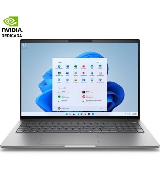 Portátil workstation hp zbook 8 g1i intel core ultra 9-285h/ 64gb/ 1tb ssd/ rtx 500 ada/ 16' táctil/ win11 pro