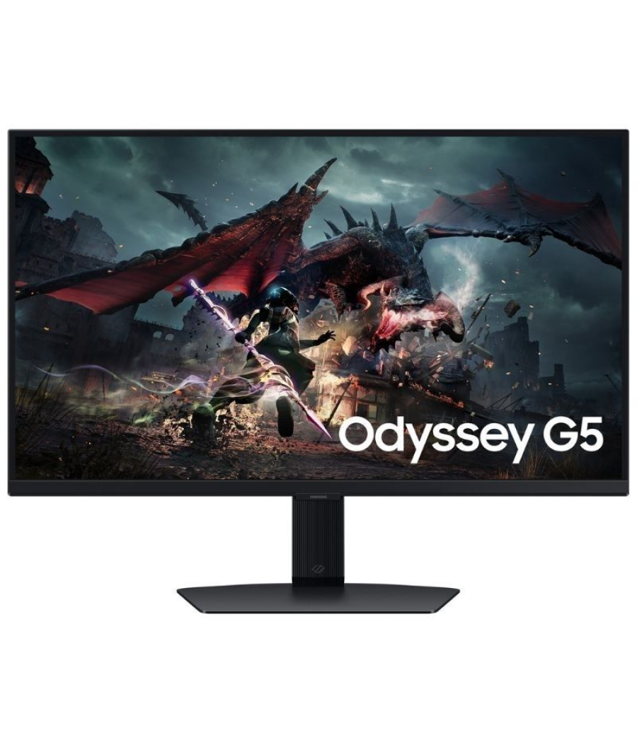 Monitor gaming samsung odyssey g5 s27dg500eu 27'/ qhd/ 1ms/ 180hz/ ips/ regulable en altura/ negro