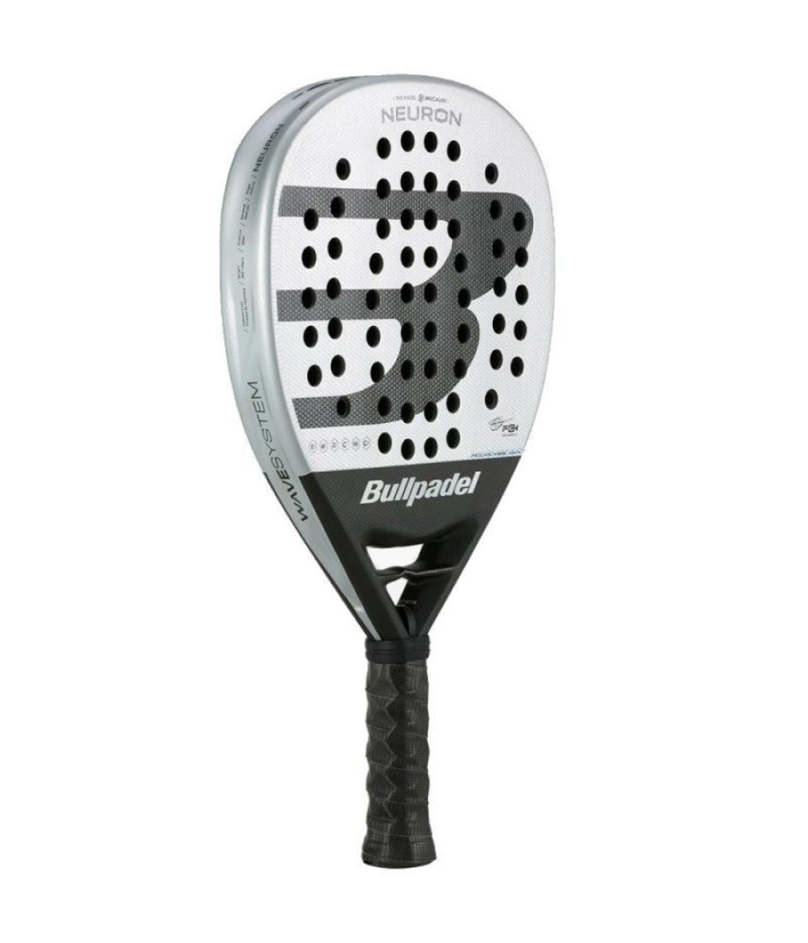 Pala de pádel bullpadel neuron 2025 (fede chingotto)/ blanca y negra