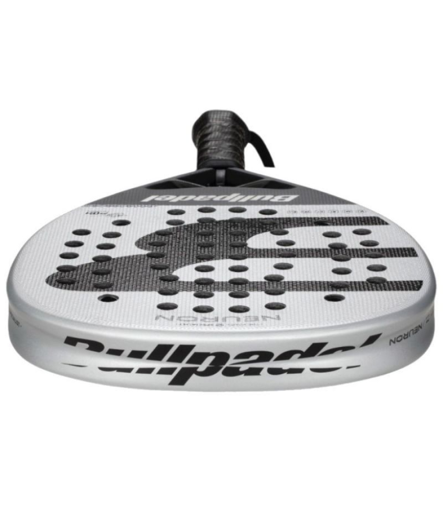 Pala de pádel bullpadel neuron 2025 (fede chingotto)/ blanca y negra