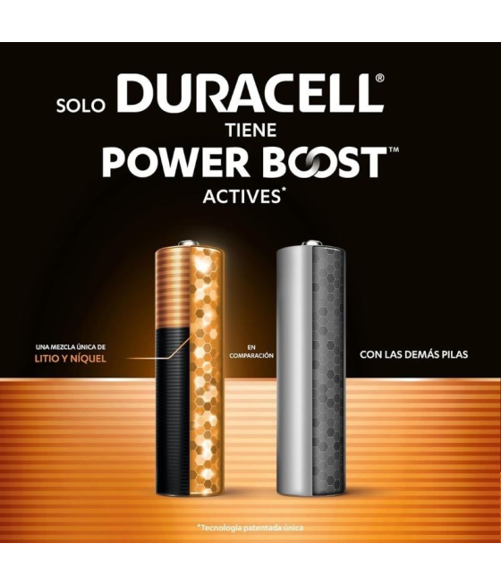 Pack de 12 pilas aa duracell plus power boost dpblr6b12/ 1.5v/ alcalinas