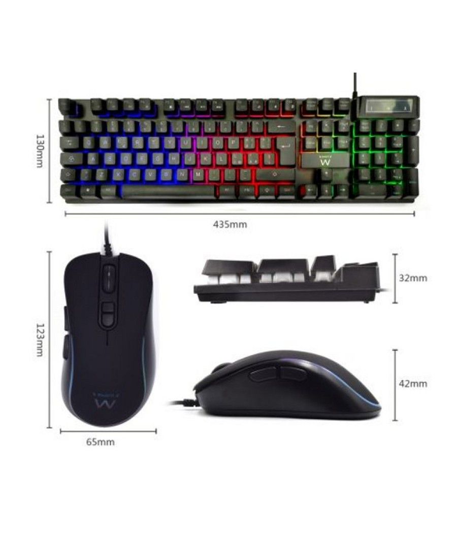 EWENT teclado+raton gaming PL3201 usb - Imagen 7