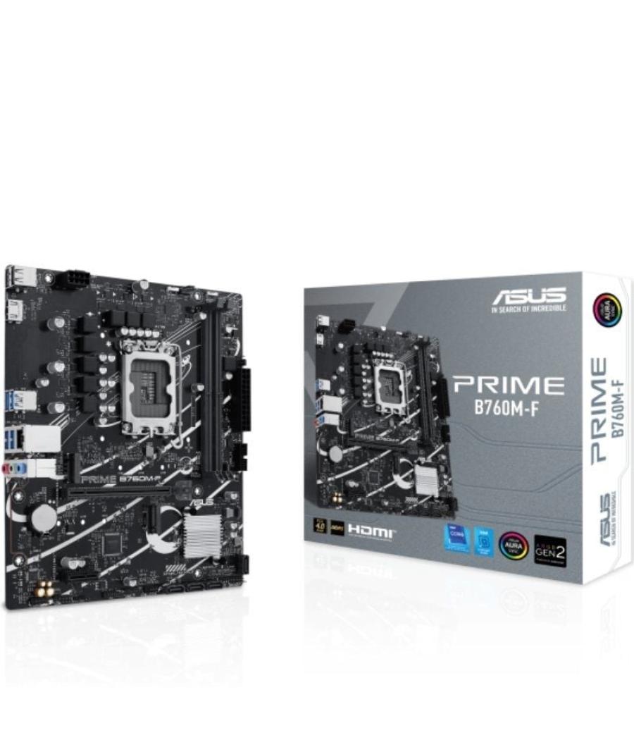Placa base asus prime b760m-f socket 1700/ micro atx