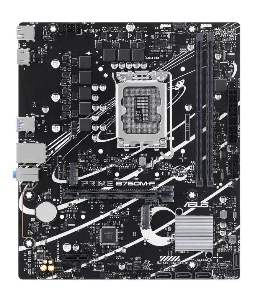 Placa base asus prime b760m-f socket 1700/ micro atx
