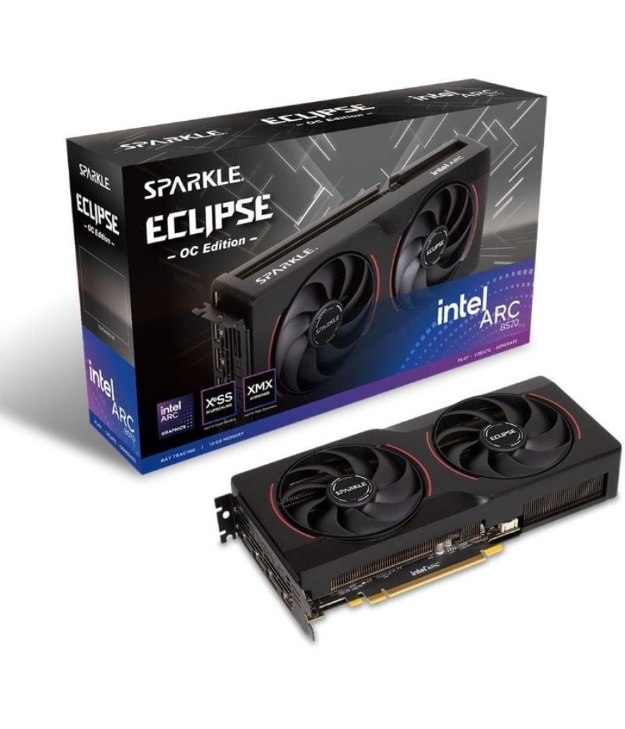 Tarjeta gráfica sparkle intel arc b570 eclipse oc edition/ 10gb gddr6