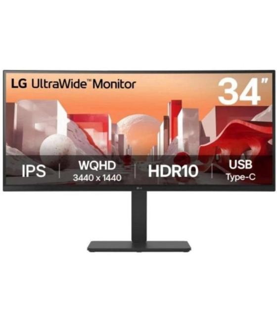 Monitor lg 34ba75qe - b 34 pulgadas wqhd 60hz
