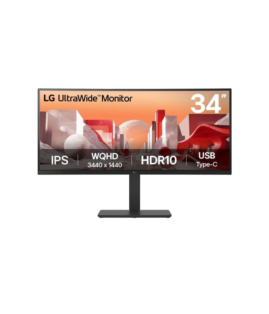 Monitor lg 34ba75qe - b 34 pulgadas wqhd 60hz