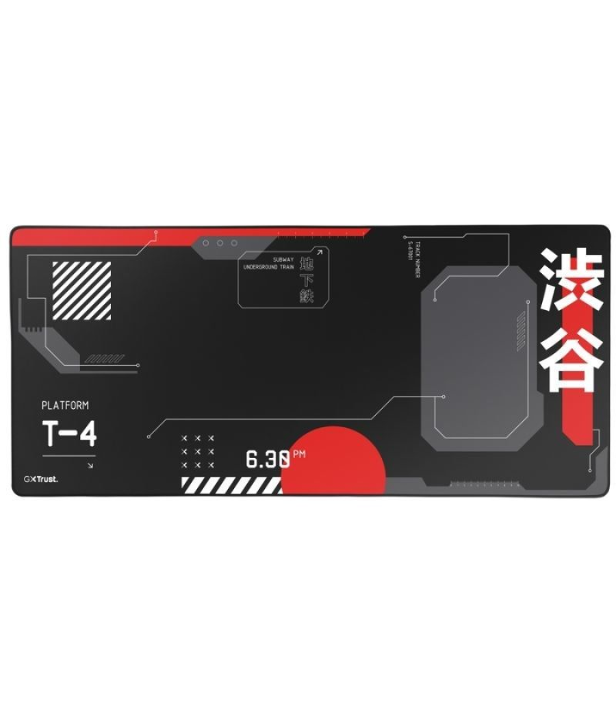 Alfombrilla trust gaming gxt 759 xxl/ 900 x 400 x 3mm/ negra