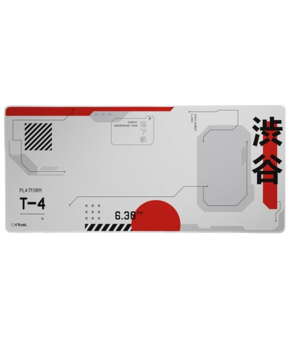 Alfombrilla trust gaming gxt 759 xxl/ 900 x 400 x 3mm/ blanca