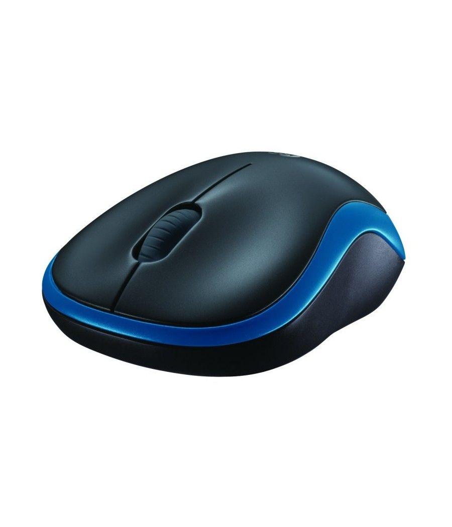 Logitech Ratón Inalámbrico M185 Azul - Imagen 3