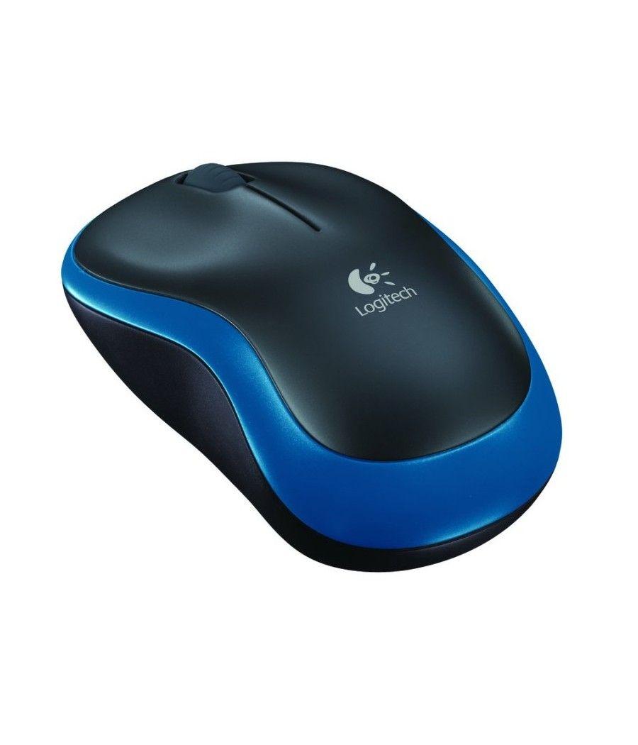 Logitech Ratón Inalámbrico M185 Azul - Imagen 4