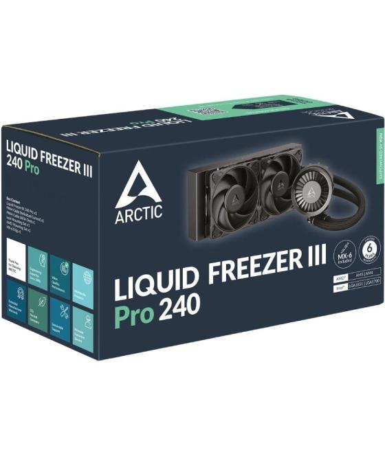 Sistema de refrigeración líquida arctic liquid freezer iii pro 240/ negro