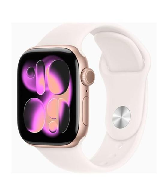 Smartwatch apple watch s11 gps 42mm gold rose aluminium case m - l