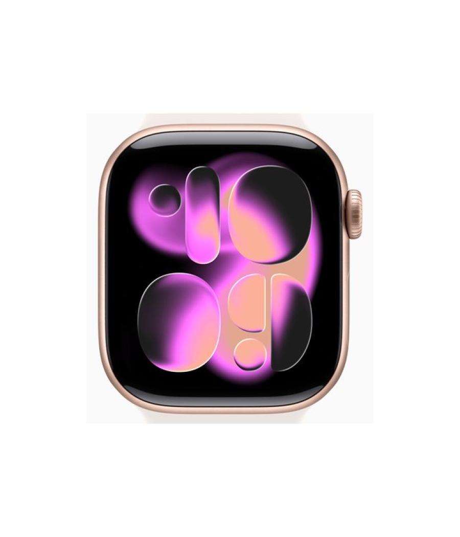 Smartwatch apple watch s11 gps 42mm gold rose aluminium case m - l