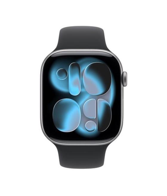 Smartwatch apple watch s11 gps 46mm space grey aluminium case black sport band - m - l