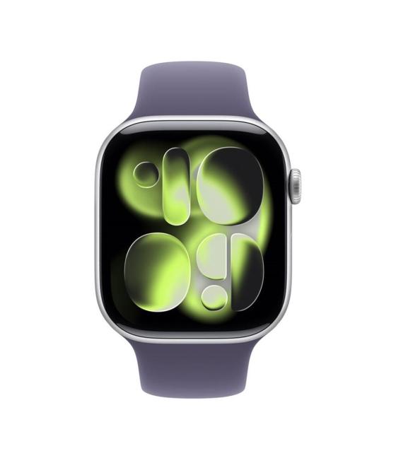 Smartwatch apple watch s11 gps 46mm silver aluminium case purple mist sport band m - l