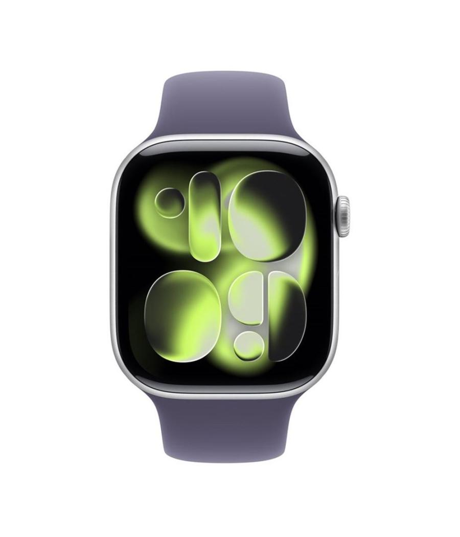 Smartwatch apple watch s11 gps 46mm silver aluminium case purple mist sport band m - l