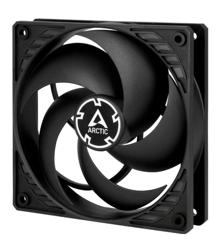 Ventilador arctic p12 pwm pst/ 12cm/ negro