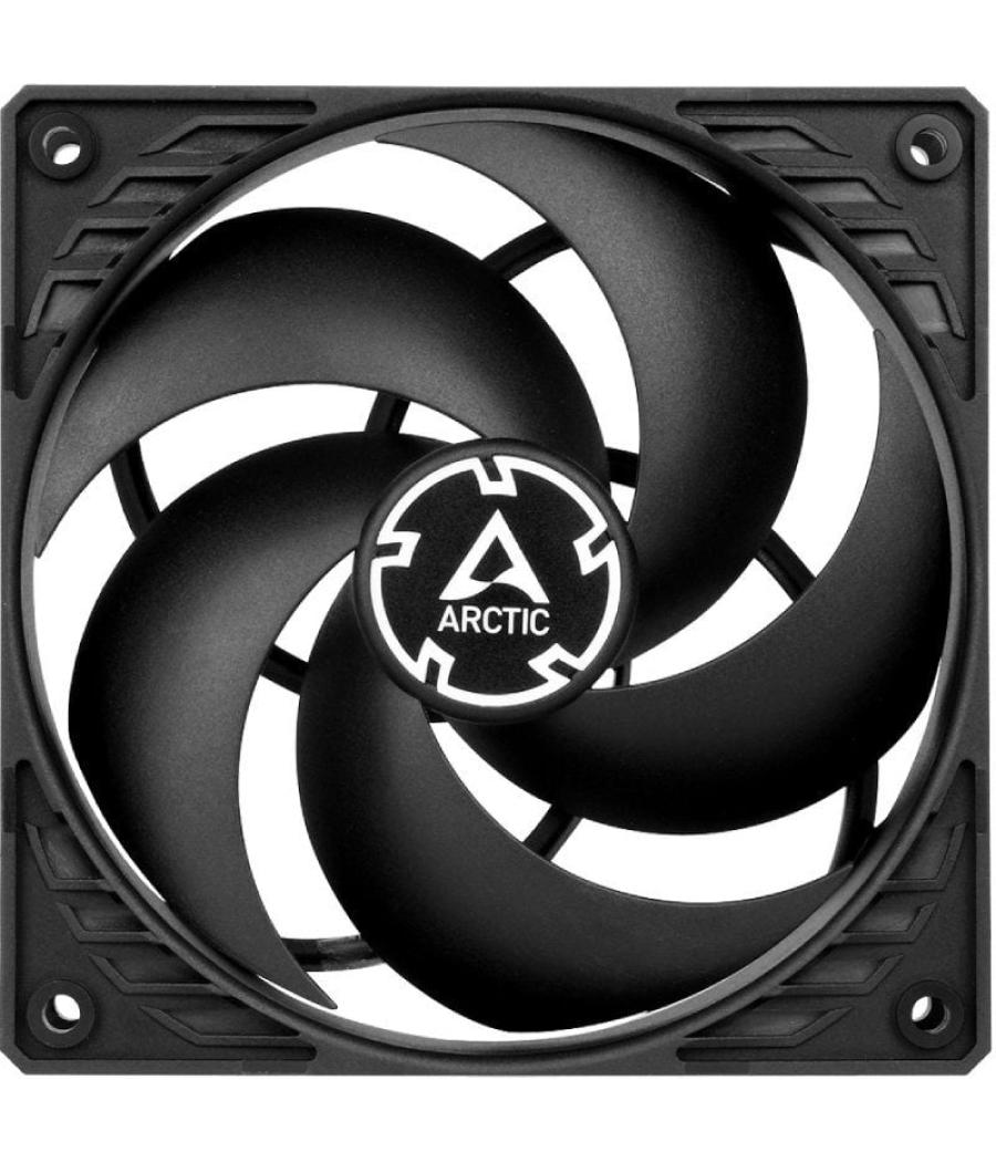 Ventilador arctic p12 pwm pst/ 12cm/ negro