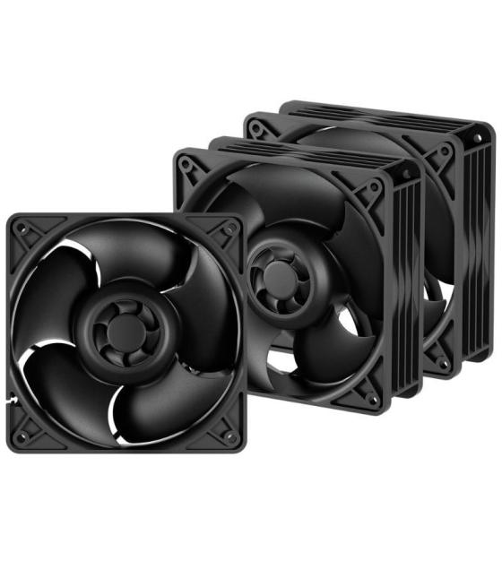 Pack de 3 ventiladores arctic s12038-4k/ 12cm