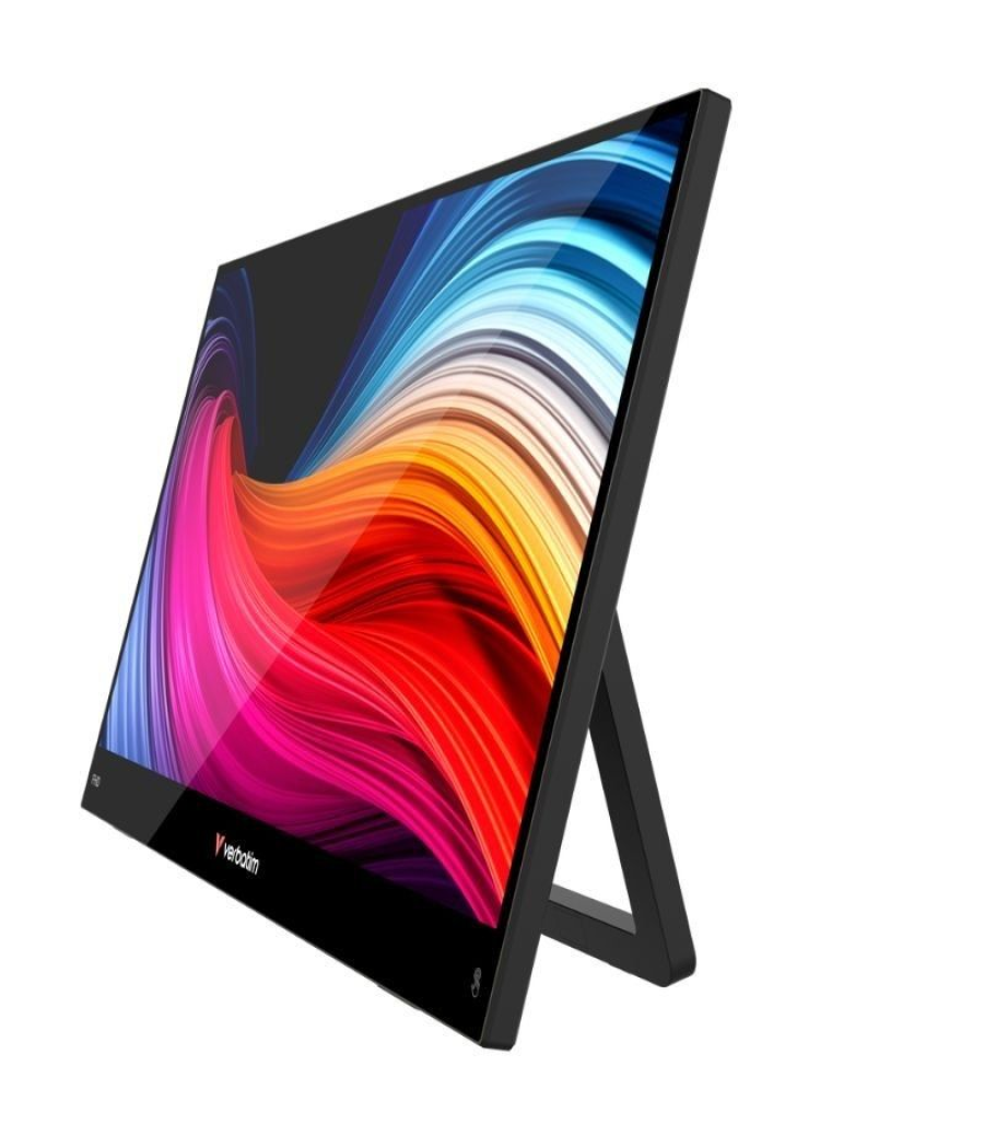Monitor portátil táctil verbatim touch light 14'/ full hd/ multimedia/ negro