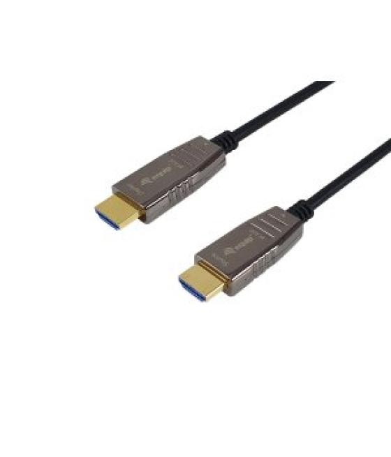 Cable hdmi equip activo optico 2.1 15m 8k 60hz 48gbps